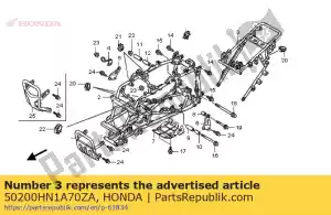 Honda 50200HN1A70ZA frame rr * nh456m * - Lado inferior