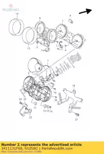 suzuki 3411131F00 zespó? obudowy, ni?szy - Dół