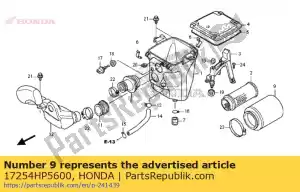 Honda 17254HP5600 elemento, filtro dell'aria - Il fondo