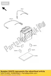 Qui puoi ordinare serranda, serbatoio carburante, rr kx80-e1 da Kawasaki , con numero parte 920751483: