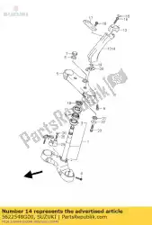 Here you can order the holder,handle,l from Suzuki, with part number 5622548G00: