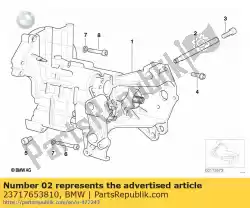 verbindingsbuis, frame van BMW, met onderdeel nummer 23717653810, bestel je hier online: