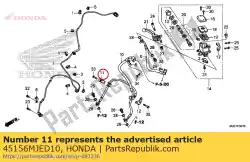 Aqui você pode pedir o clamper a, fr. Mangueira do freio em Honda , com o número da peça 45156MJED10: