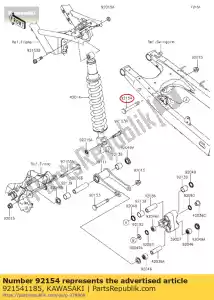 Kawasaki 921541185 bullone, 12x95 - Il fondo