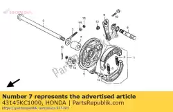 Here you can order the indicator, rr. Brake from Honda, with part number 43145KC1000: