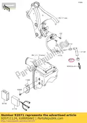 Qui puoi ordinare passacavo, tappo spina kl600-a1 da Kawasaki , con numero parte 920711124: