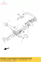 3GG2845R4000, Yamaha, Bar, trasportare posteriore yamaha yfz 350 2005 2006 2007 2008 2009 2011, Nuovo