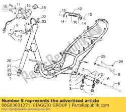 Aqui você pode pedir o parafuso hexagonal m10 em Piaggio Group , com o número da peça 00G03001271: