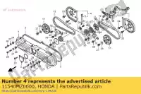 11540MZ0000, Honda, cover comp., r. timing belt honda gl 1500 1997 1998 1999 2000 2001 2002, New