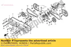 Here you can order the cover comp., r. Timing belt from Honda, with part number 11540MZ0000: