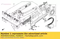 40540KV3406, Honda, catena, trasmissione (rk excel) (rk520moz6120ljfz) (collegamento standard 104l) honda r (r) japan r2 (t) japan vtr 250 1994 1996 2009, Nuovo