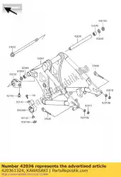 Here you can order the sleeve,swing arm,l=24 vn800-a1 from Kawasaki, with part number 420361324: