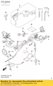 Suzuki 3774029F00 switch assy, ??sto - Lado inferior