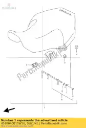 Ici, vous pouvez commander le siège assy auprès de Suzuki , avec le numéro de pièce 4510040B10W56: