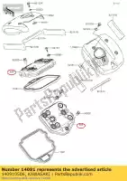 140910506, Kawasaki, copertura, testa kawasaki vn custom c classic b special edition tourer vulcan lt d vn900 900 , Nuovo