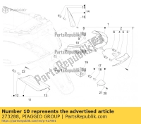 273288, Aprilia, distanziatore, Nuovo