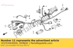 cov, meervoudige koppeling van Honda, met onderdeel nummer 32191KK4000, bestel je hier online: