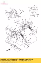 Here you can order the washer, plain (663) from Yamaha, with part number 929900860000: