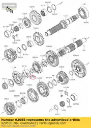 Tutaj możesz zamówić ring-o, 21,5x1,5 od Kawasaki , z numerem części 920550196: