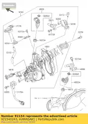 Ici, vous pouvez commander le boulon auprès de Kawasaki , avec le numéro de pièce 921540243: