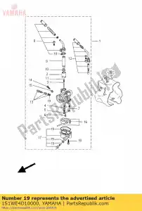 yamaha 1S1WE4D10000 kit de juntas - Lado inferior