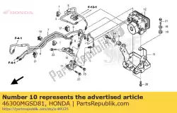 Aquí puede pedir conjunto de válvula, retraso de Honda , con el número de pieza 46300MGSD81: