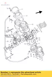 snelheidsmeter van Suzuki, met onderdeel nummer 3412017E11, bestel je hier online: