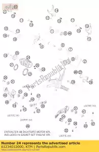 ktm 61234012000 shift roller cpl. 08 - La partie au fond