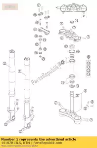 ktm 14187B13LS forkleg l/s wp48 superduke 06 - Bottom side