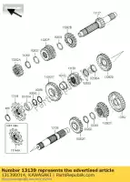 131390014, Kawasaki, manetka, 2-3 kx250t6f kawasaki kx 250 2006, Nowy