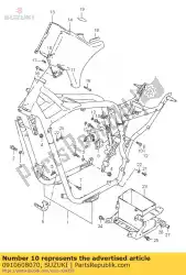 Qui puoi ordinare bullone da Suzuki , con numero parte 0910608070: