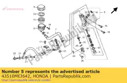 Here you can order the no description available at the moment from Honda, with part number 43510MEJ642: