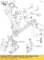 920710001, Kawasaki, grommet kawasaki d tracker 150 klx150bf , New