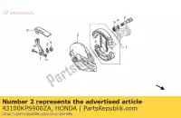 43100KPS900ZA, Honda, panel comp., rr. freno * nh109ms * (nh109ms shot silver metallic special) honda xr 125 2003 2004 2005 2006, Nuevo