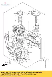 Suzuki 1337029FA0 conjunto de válvula, necesita - Lado inferior