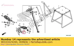 bout, opstap, 12mm van Honda, met onderdeel nummer 90101KZ4J40, bestel je hier online: