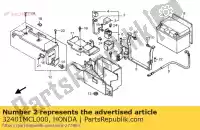 32401MCL000, Honda, cavo, batteria di avviamento honda vt 750 2001 2002, Nuovo