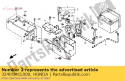 Here you can order the cable, starter battery from Honda, with part number 32401MCL000: