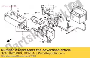 honda 32401MCL000 cable, starter battery - Bottom side