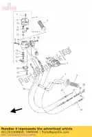 4S1262500800, Yamaha, zespó? d?wigni przepustnicy yamaha yfm 350 700 2007 2008, Nowy