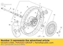 Qui puoi ordinare ha parlato da Piaggio Group , con numero parte GU32611660: