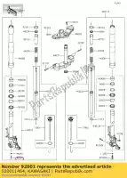 920011464, Kawasaki, Tornillo en450-a1 kawasaki  el eliminator en er estrella gpx gpz kdx klx kmx kx ltd vn voyager z zg zl zx zz r 65 110 125 140 250 252 450 500 600 750 1000 1200 1500 1600 2000 1985 1986 1987 1988 1989 1990 1991 1992 1993 1994 1995 1996 1997 1998 1999 2000 2001 2002 2003 200, Nuevo