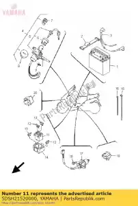 yamaha 5DSH21520000 support, fusible - La partie au fond