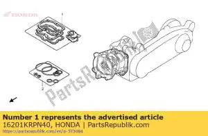 Honda 16201KRPN40 junta, insul de carbohidratos - Lado inferior