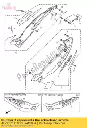 Qui puoi ordinare emblema 1 da Yamaha , con numero parte 4TV217811000: