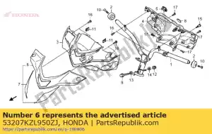 Honda 53207KZL950ZJ contorno, mano * nh1 * ** nla ** - Il fondo