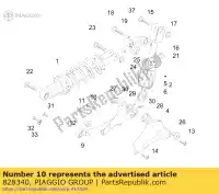 828340, Piaggio Group, vite a brugola gilera nexus 500 1998 2006 2009, Nuovo