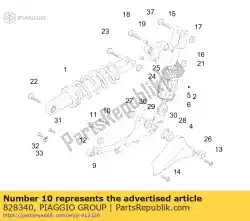 Qui puoi ordinare vite a brugola da Piaggio Group , con numero parte 828340: