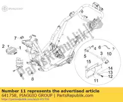 Aquí puede pedir h. V. Soporte de bobina de Piaggio Group , con el número de pieza 641758: