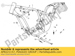 Aprilia AP8221157, Interne zijstandaardveer, OEM: Aprilia AP8221157